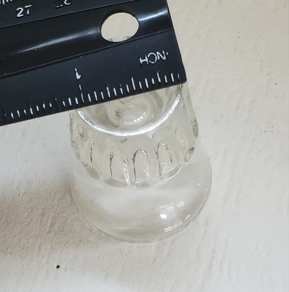Vintage MCM, Ice Bucket + 5 Federal Glass Shotglasses, Fluted, EUC